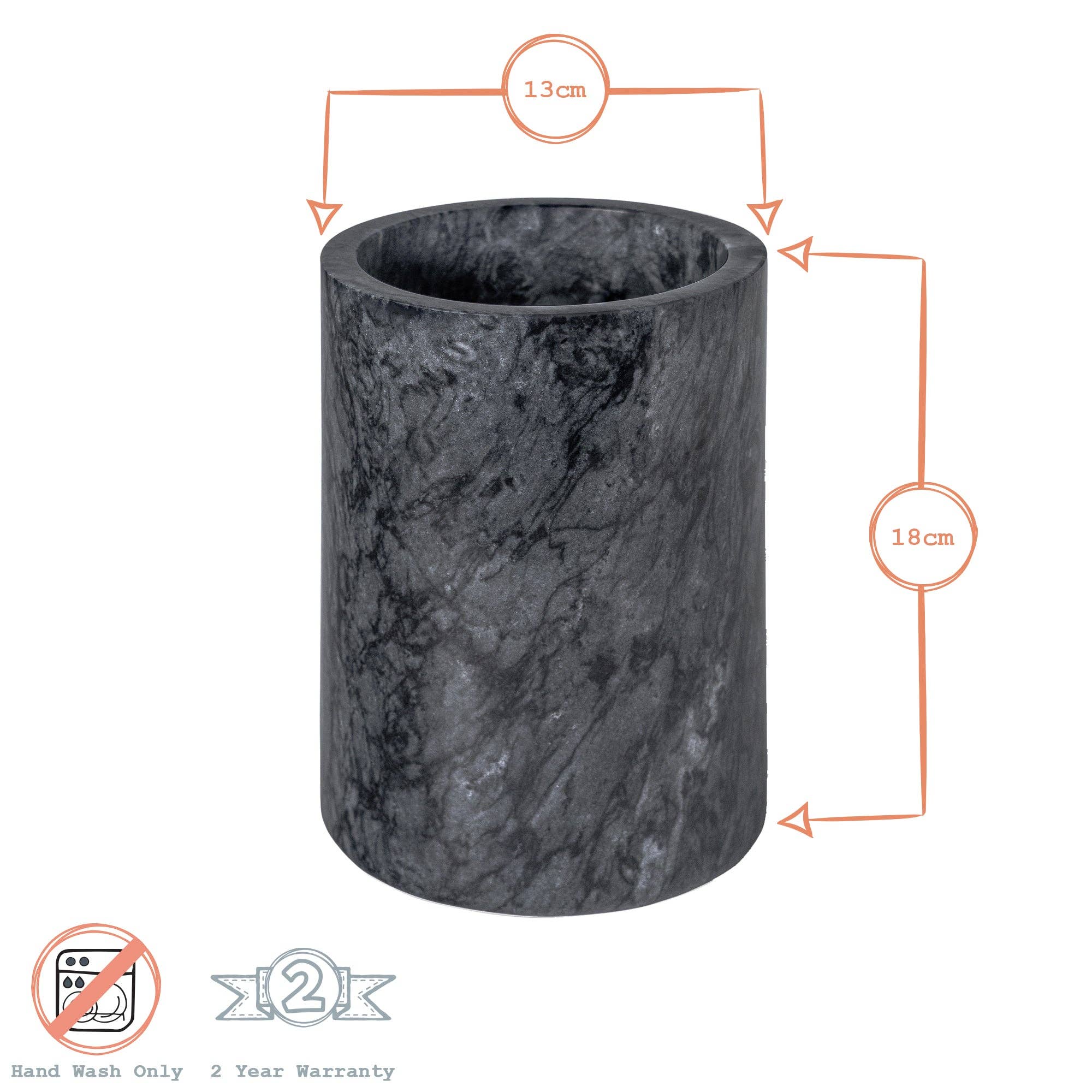 Rinkit Ltd – wholesale Wine Bucket – Argon Tableware Marble Wine Cooler5