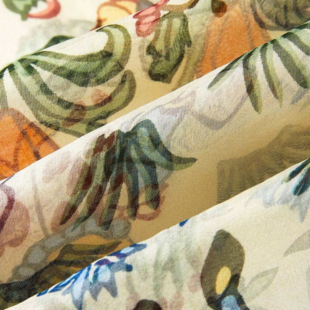 Signare Tapestry – wholesale Scarf – Women's – Charles Voysey Alice - 100% Pure Silk Scarf2