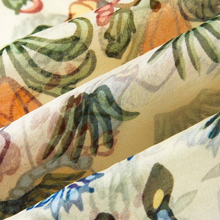 Signare Tapestry - Wholesale Scarf - Women's - Charles Voysey Alice - 100% Pure Silk Scarf2