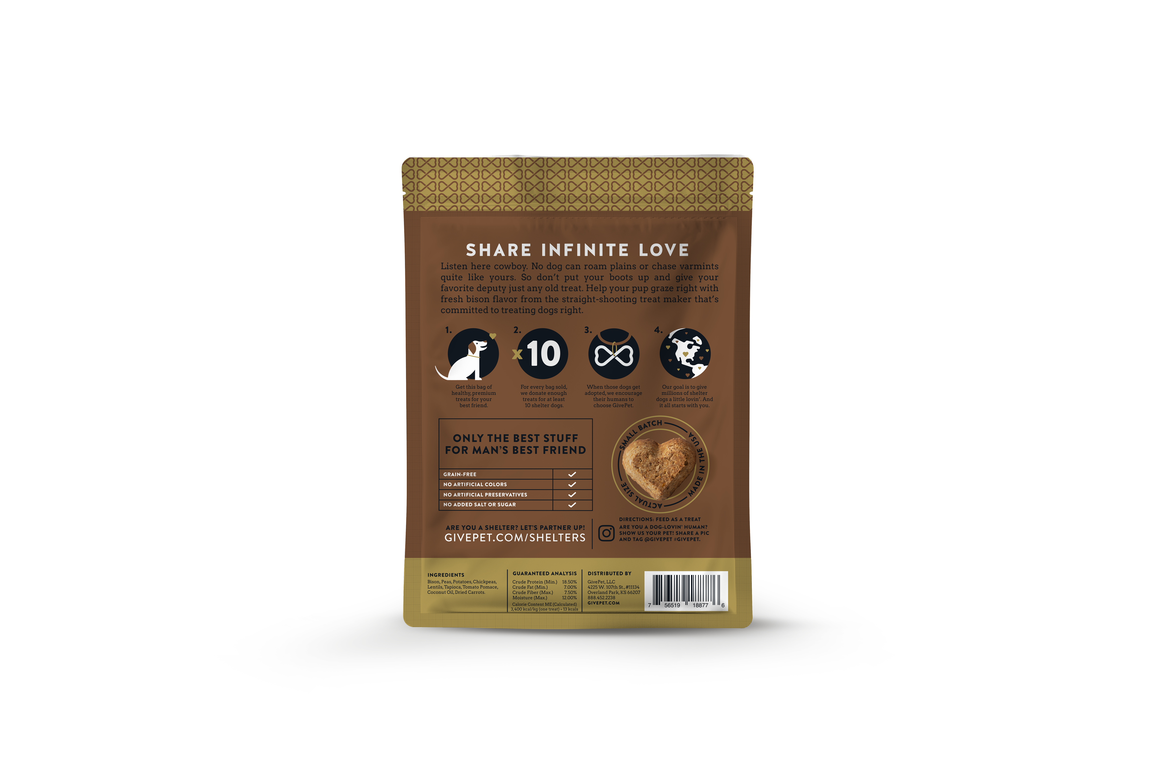 GivePet - Wholesale Pet Biscuit - Dog - GivePet The Ranch Hand Baked Biscuit Treats 3