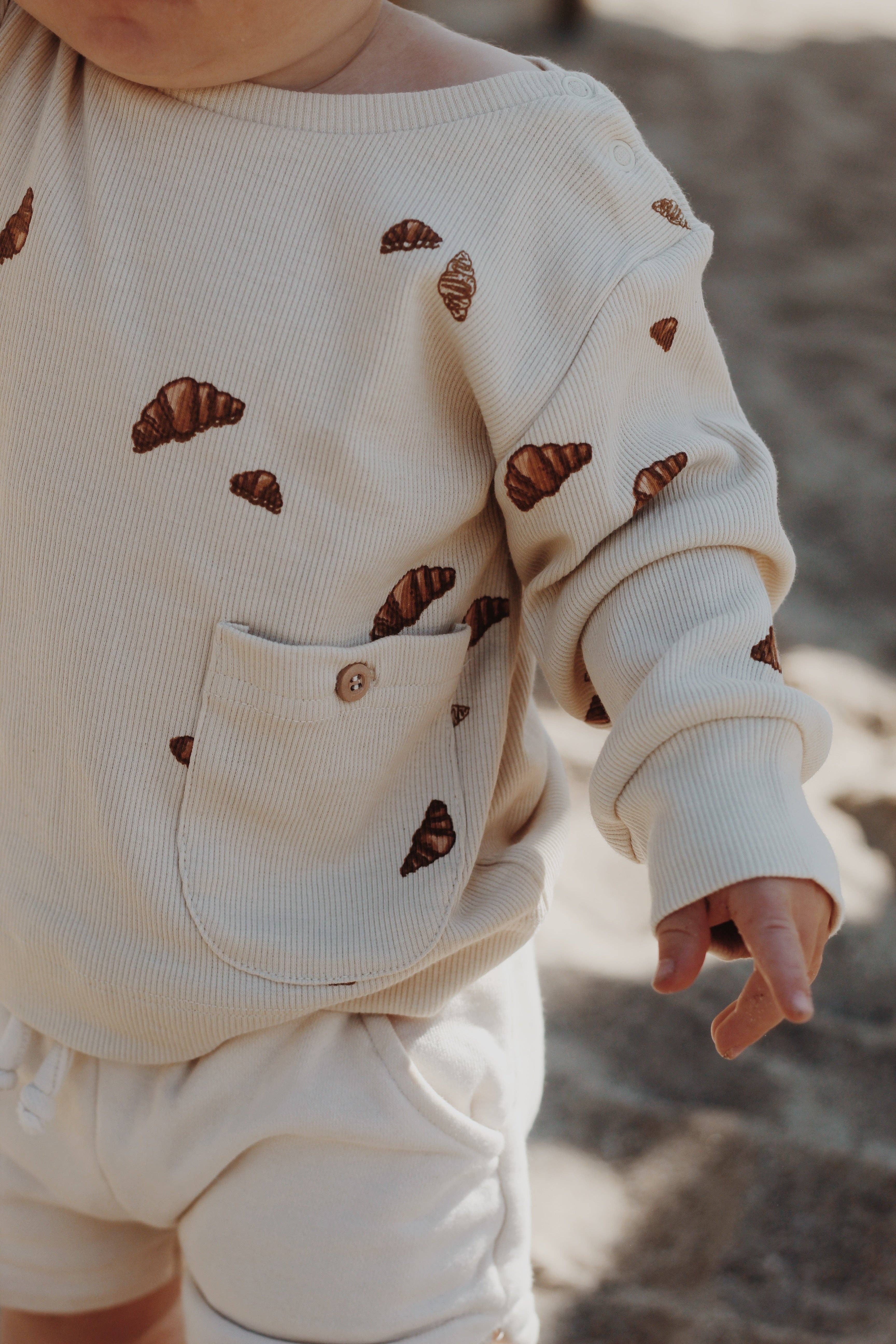 VACVAC studio - Wholesale T-Shirt - Kids - ELLO blouse LS - Mini croissant1