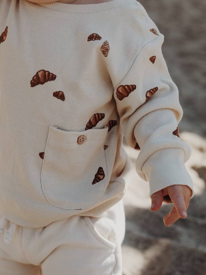 VACVAC studio - Wholesale T-Shirt - Kids - ELLO blouse LS - Mini croissant1