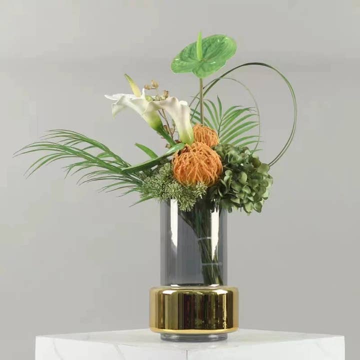 Angel Isabella - Wholesale Artificial plant - 31"-15 Large Leaves Artificial Lifelike Palm Bush 3