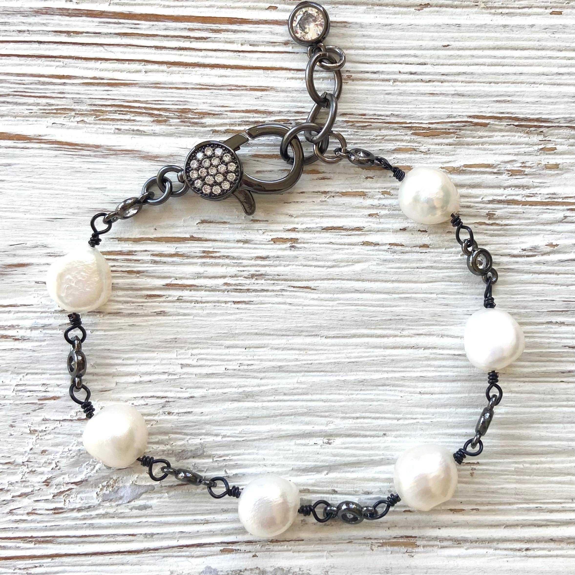 VB&CO Designs Handmade Jewelry - Wholesale Beaded Bracelet - Fresh water pearl bracelet boutique salon jewelry beach sea0