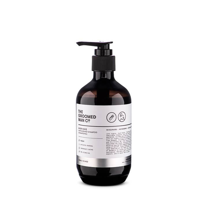 Musk Have Hair and Beard Shampoo for wholesale by The Groomed Man Co.