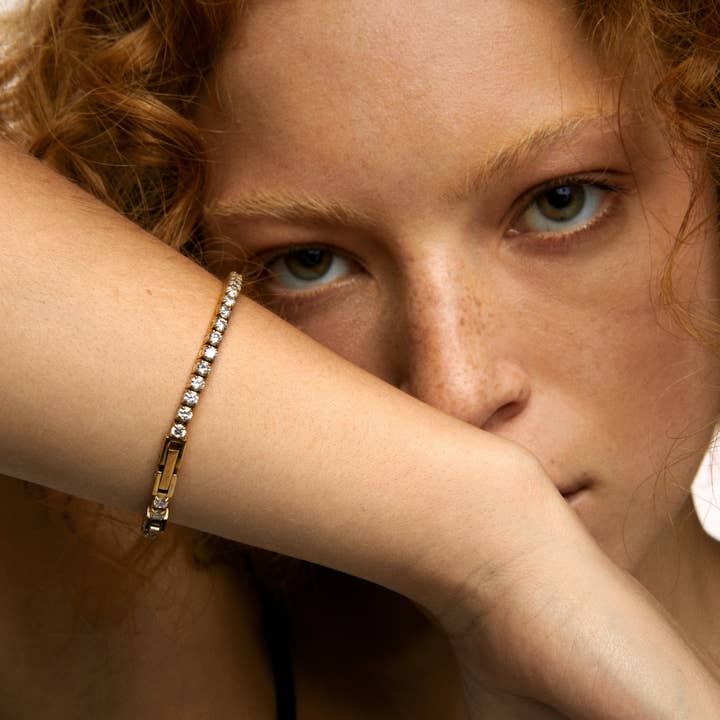 Hey Harper - Wholesale Tennis Bracelet - Aurea Clear Tennis Bracelet4