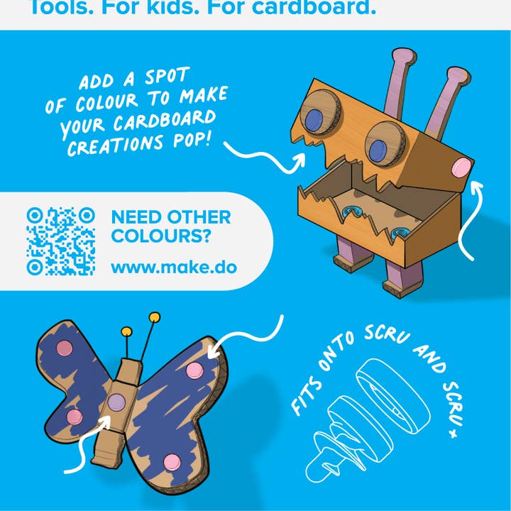 Makedo Australia - Wholesale DIY craft kit – Child - SCRU-DOT 'Twilight Dreams' | Makedo Scru & Scru+ Decoration2