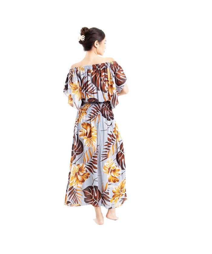 DK Hawaii - Wholesale Dress - Women's - Monstera Leaf Beach Dress2