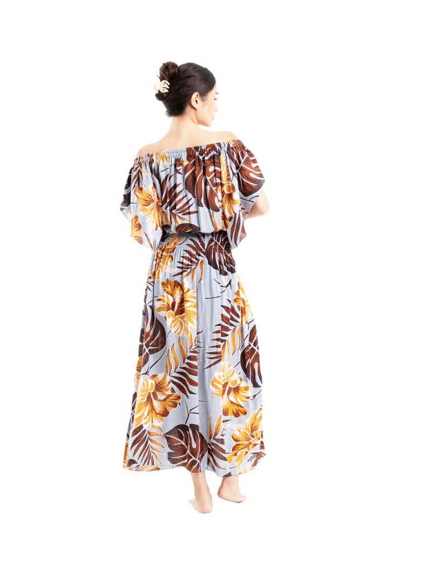 DK Hawaii - Wholesale Dress - Women's - Monstera Leaf Beach Dress2