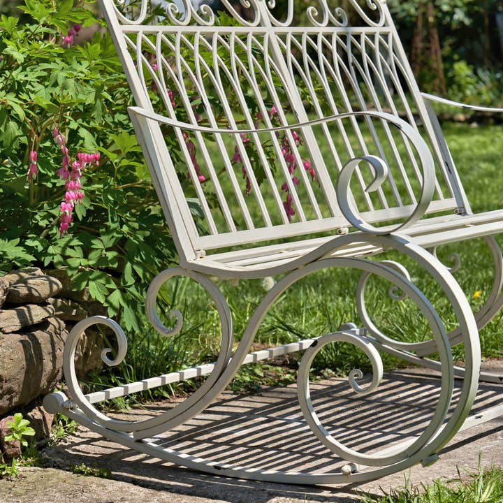 Zaer Ltd. International - Wholesale Bench - Iron Rocking Garden Furniture "Tatiana" Collection- 4 Option7