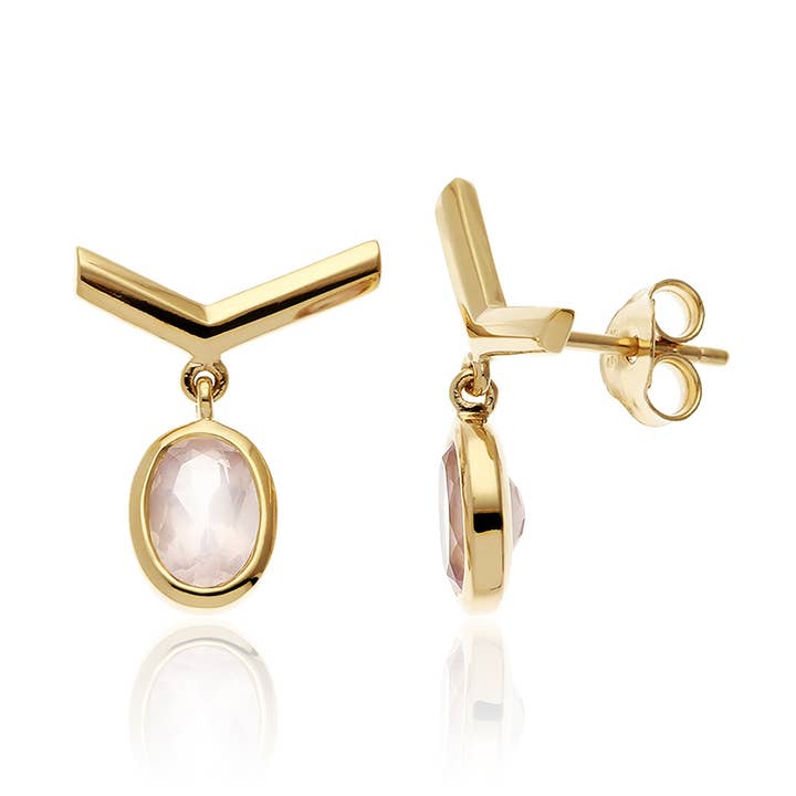 Visionære øreringe guld for engroshandel hos Carolin Stone Jewellery