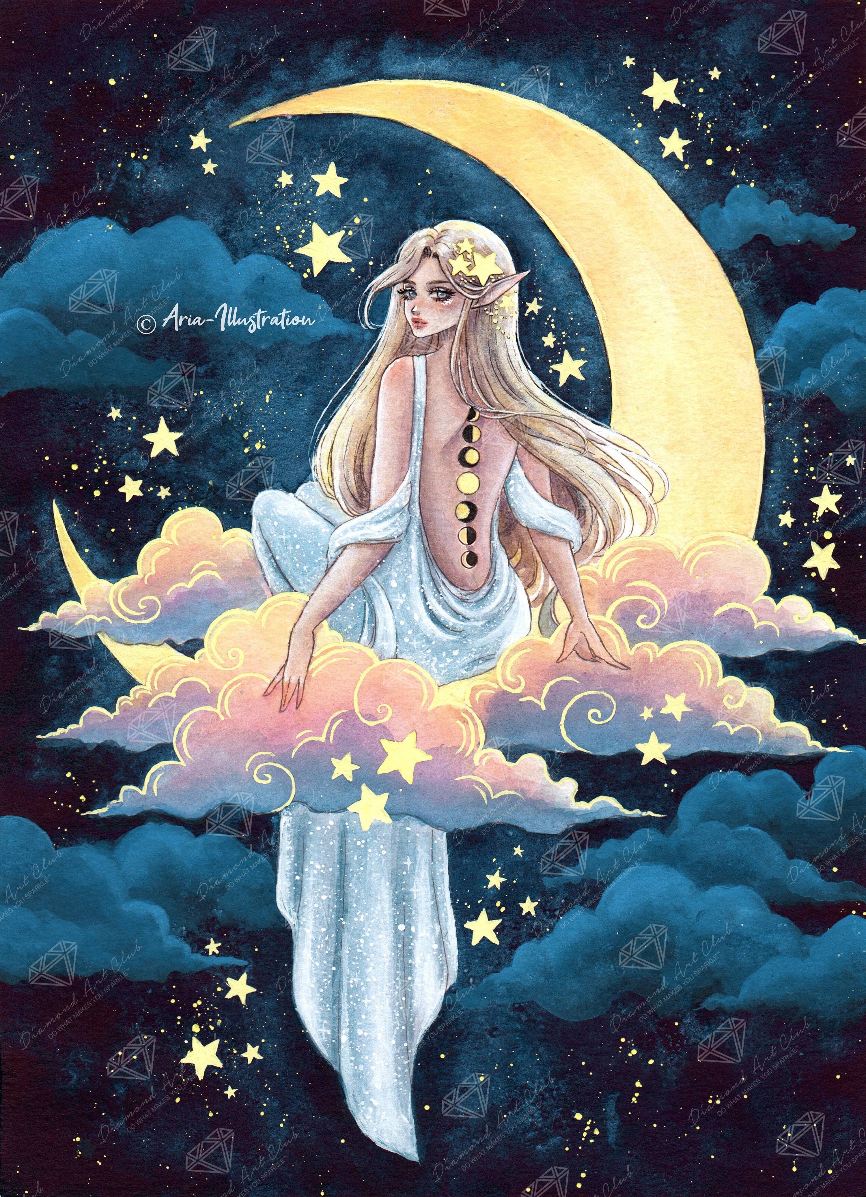 Diamond Art Club - Wholesale DIY Craft Kit - Moonlight Nymph0