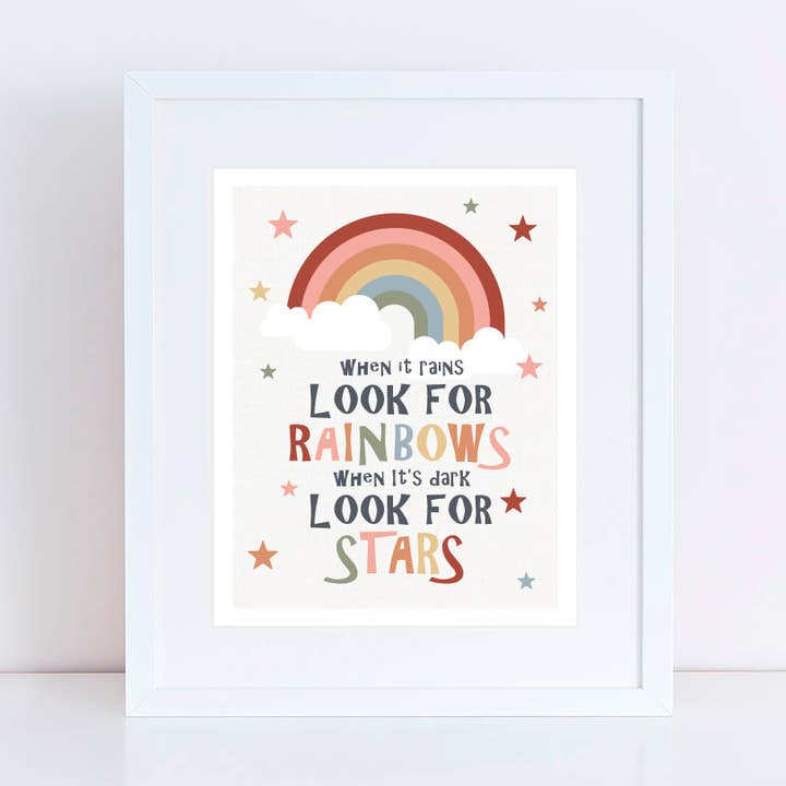 Leta efter regnbågar Art Earth Tonic Print för wholesale av Creative Monsoon