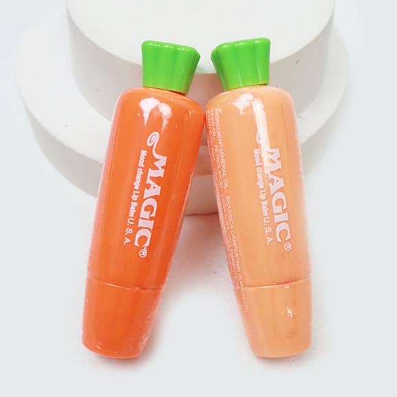 MIX COLOR Carrot Style Mood Change Lip Balm for wholesale on Faire0