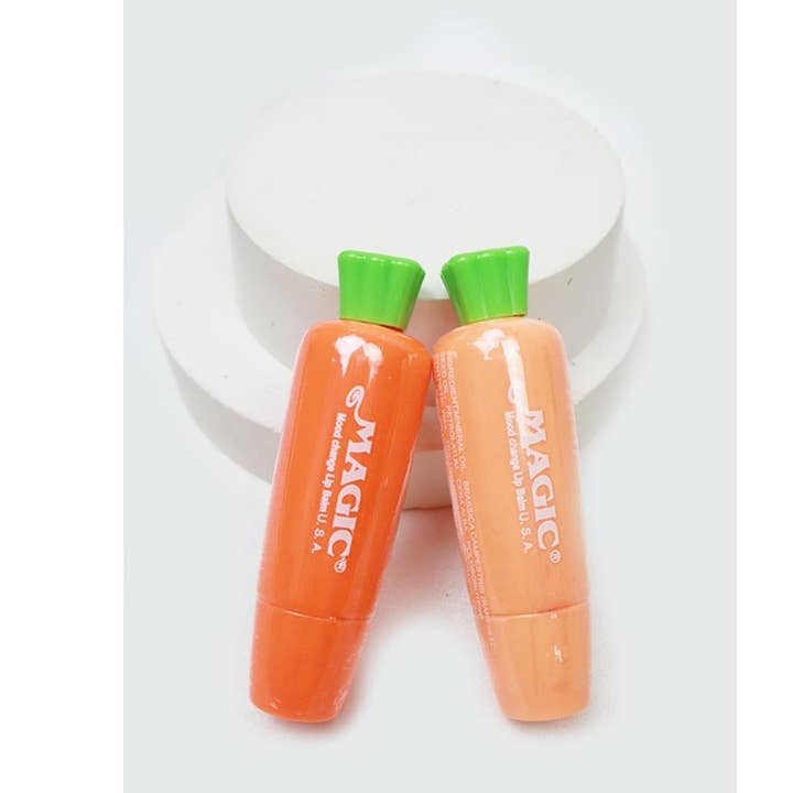 MIX COLOR Carrot Style Mood Change Lip Balm for wholesale on Faire0