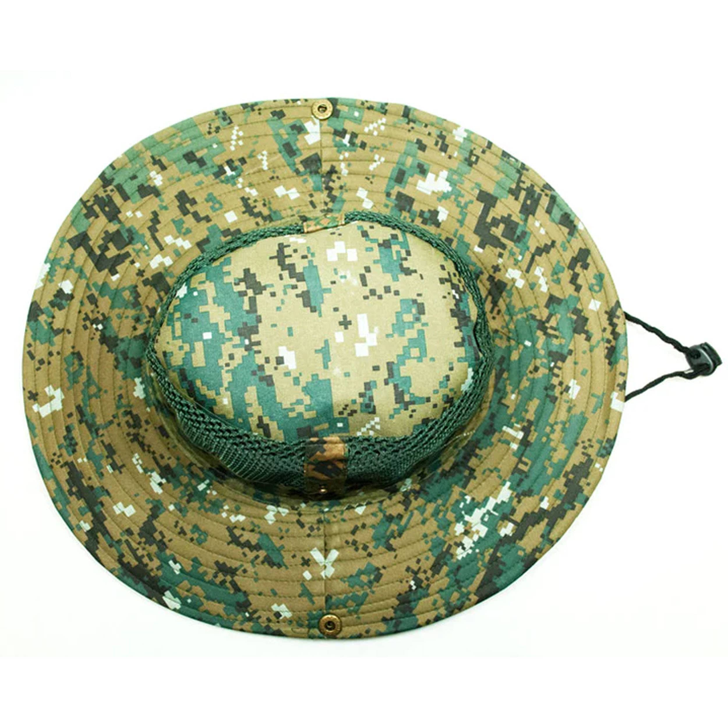 HALLEE - Wholesale Bucket Hat - Unisex - Desert Digital Camouflage Mesh Bucket Hat - Assorted5