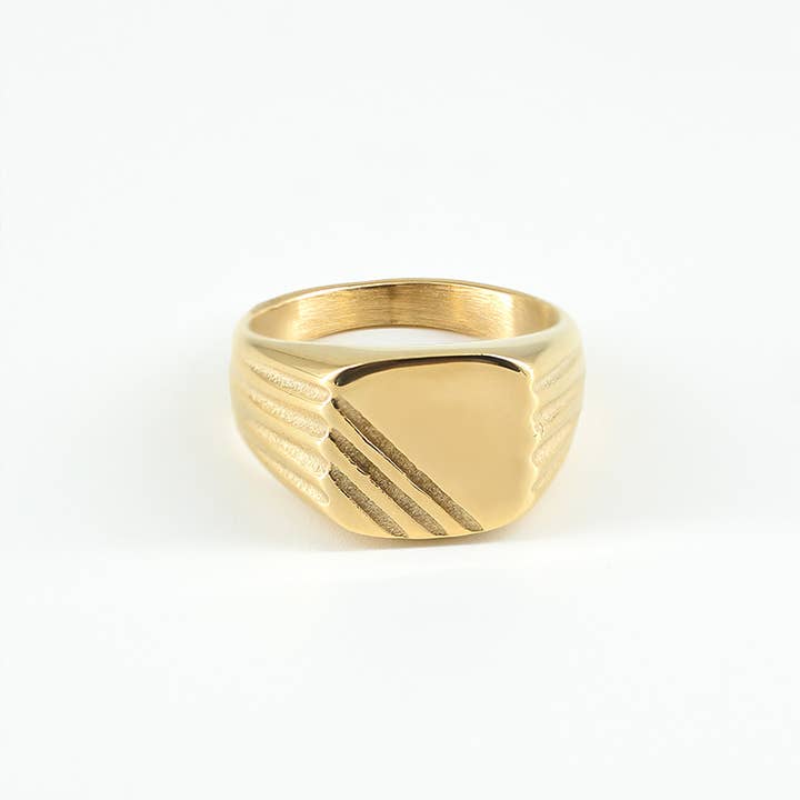 Gold Stainless steel ring 4TG55 for wholesale on Faire0