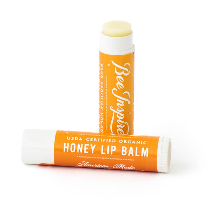 Bee Inspired - Wholesale Lip Balm - Plastic-Free Organic Honey Lip Balm | Hydrate + Smooth Lips