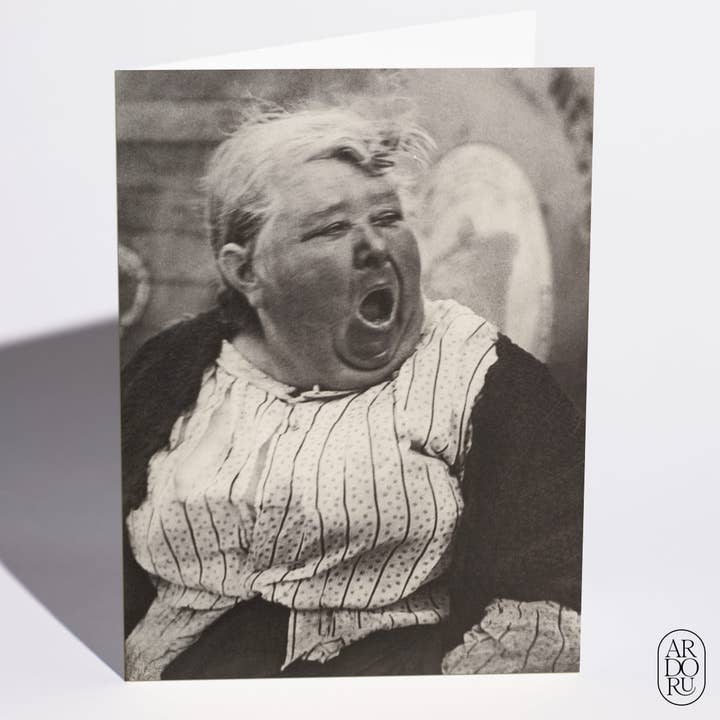 Carte d'amour - «Femme qui bâille» pour la vente par ArdorU