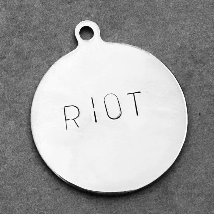 Lil Zoomi - Wholesale Pet identification tag – Cat/dog - Personalised Name Tag - Circle0