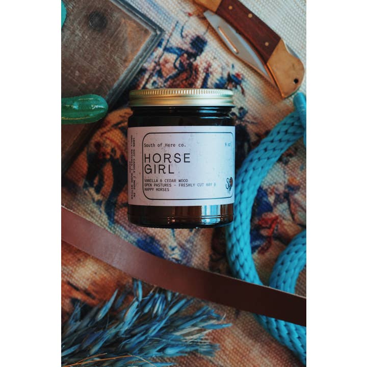 South Of Here Co - Wholesale Jar/Filled Candle - Horse Girl6