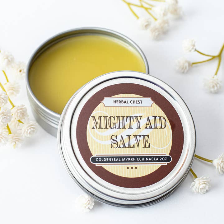 Herbal Chest - Wholesale Healing Salve/Balm/Cream - Mighty Aid Salve Natural First Aid Ointment0