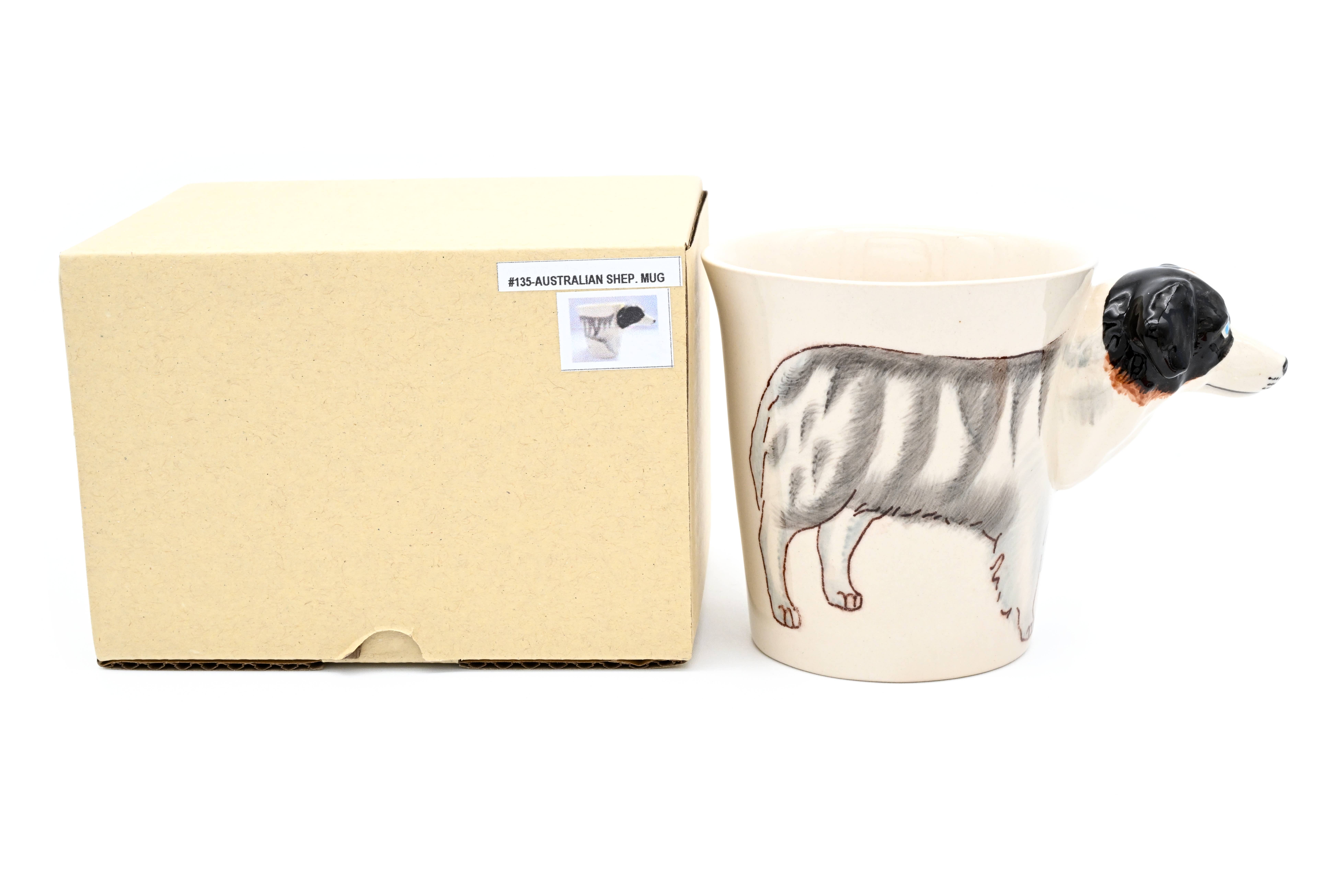 Art Floral Trading LLC – Engroshandel Kaffekrus – MUG135 Australian Shepherd krus 10 oz6