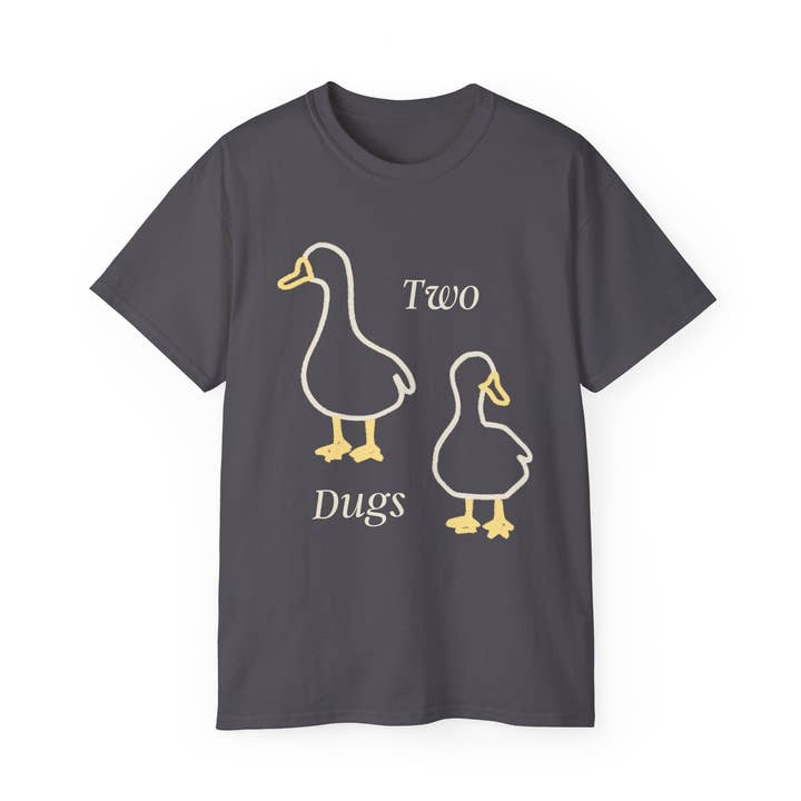 Two Dugs | T-Shirt Unisex 100% Cotton USA Tee Shirt | V1 for wholesale by VILNO Apparel