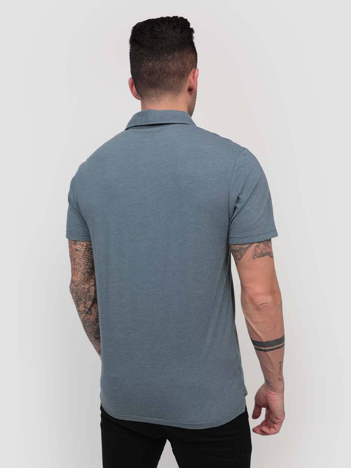 INTO THE AM - Wholesale Polo - Men's - Men's Short Sleeve Polo Shirt (Branded)10