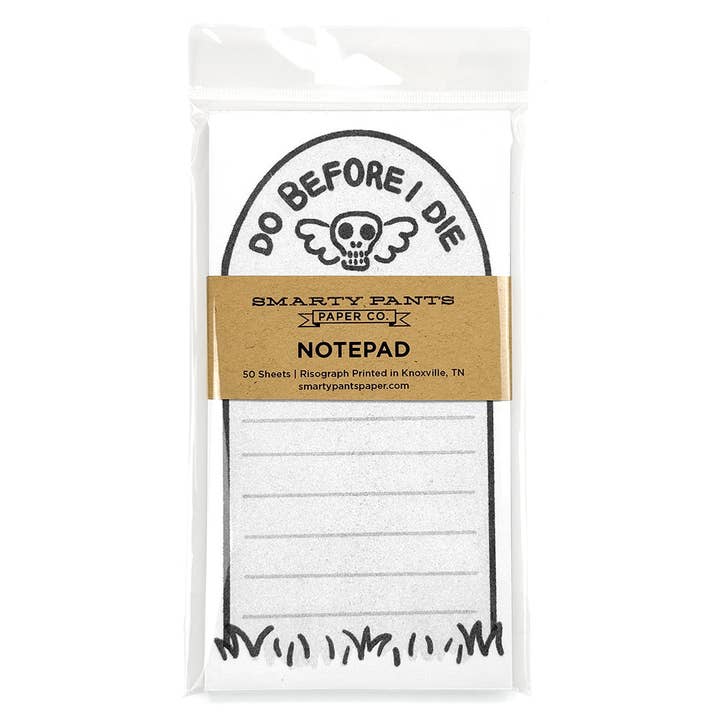 Smarty Pants Paper - Wholesale Notepad - Before I Die Notepad2