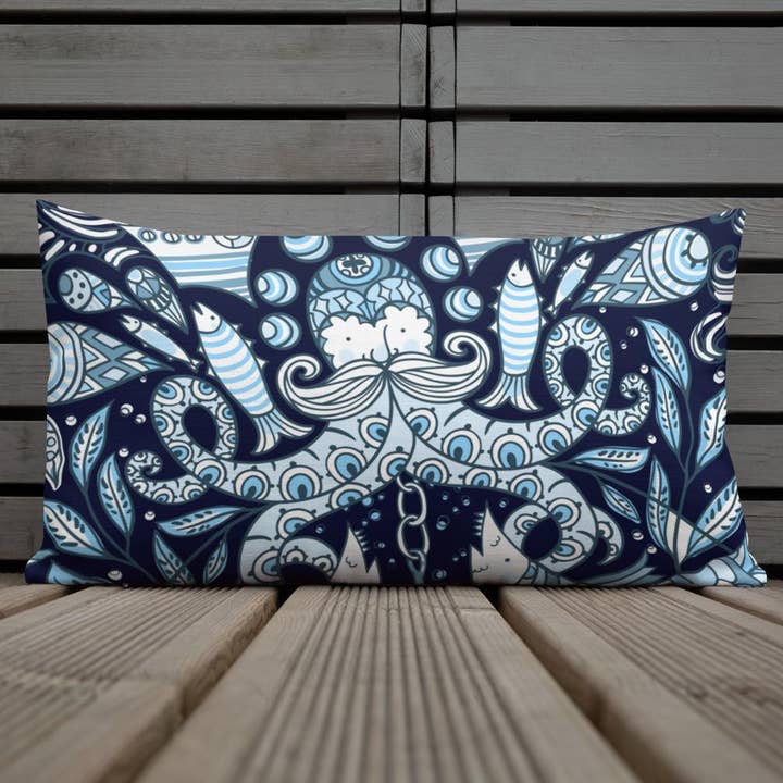 Funky Octopus Kissenbezug mit Polsterauflage für den Großhandel von Cushion Covers Store