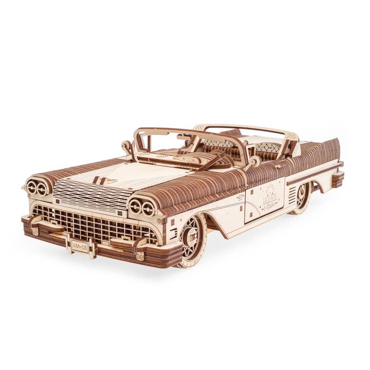 UGears Dream Cabriolet -Wooden 3D Puzzles - DIY for wholesale by Ukidz LLC