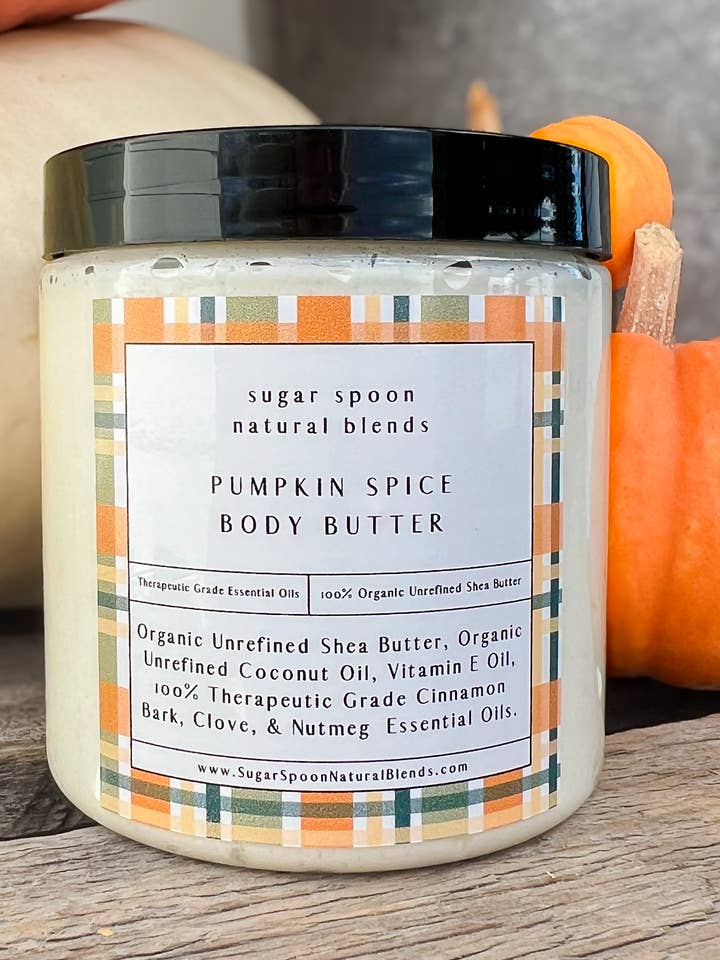 Pumpkin Spice Body Butter for wholesale by Sugar Spoon Natural Blends
