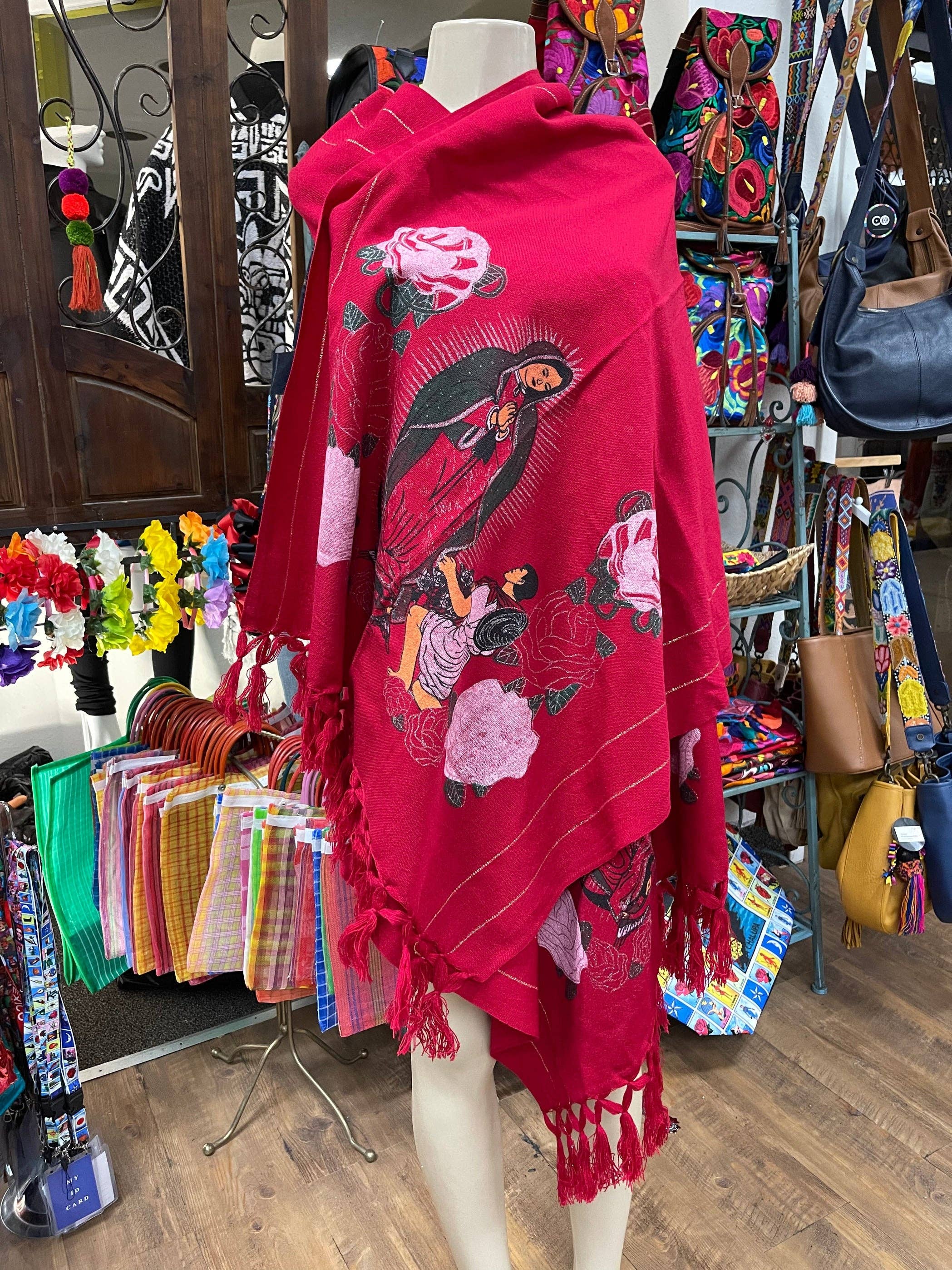 Cielito Lindo - Wholesale Wrap - Women's - Our Lady of Guadalupe Shawl16