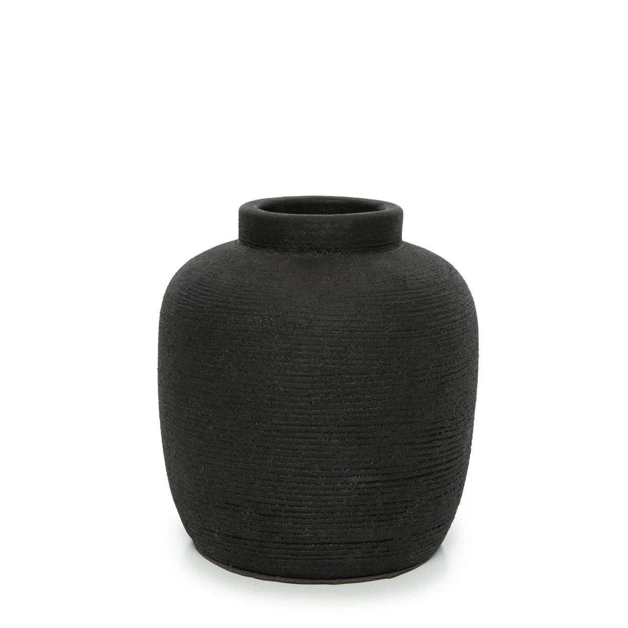 Bazar Bizar Living – wholesale Vase – The Peaky Vase - Black - M3