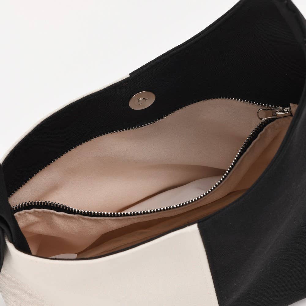 Reliée Studio - Vente Sac à bandoulière – femme - Sac asymétrique bicolore Simona11