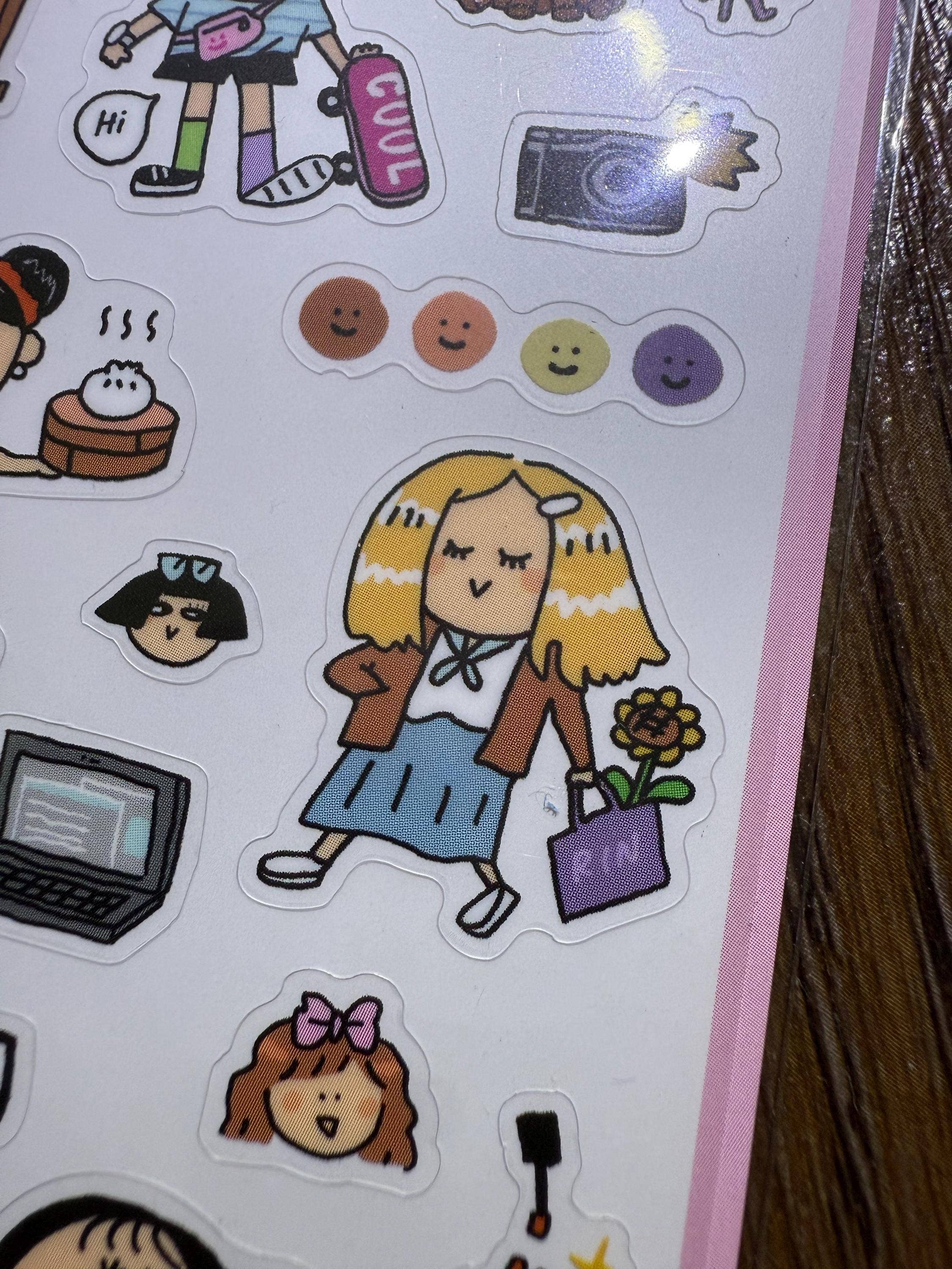 RiN! Studio US – wholesale Sticker – Girls Power PVC Stickers: RiN Studio Original8