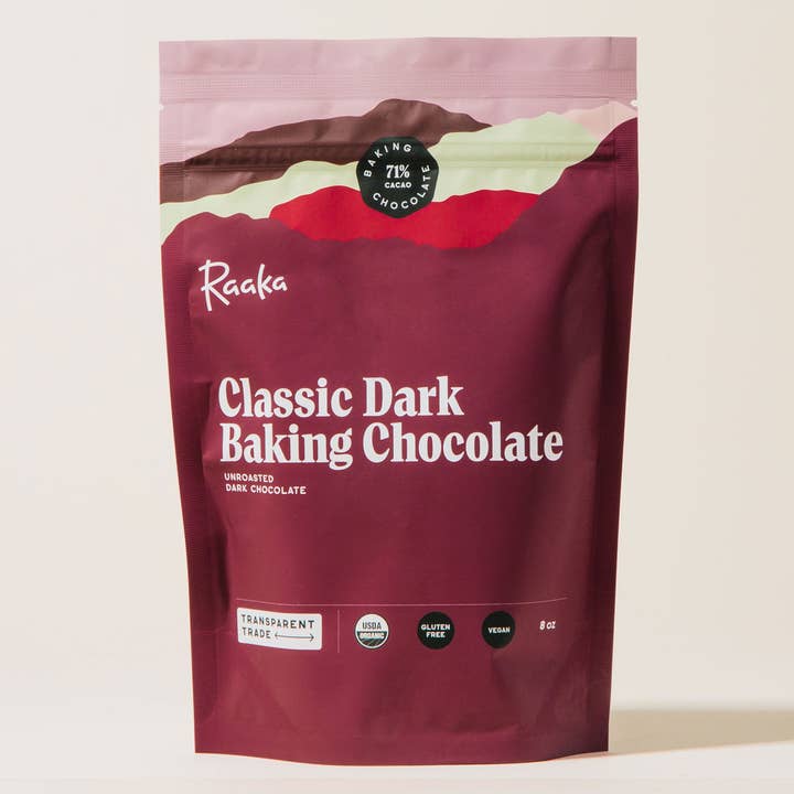 Raaka Chocolate - Wholesale Baking Chocolate - 71% Classic Dark Baking Chocolate1