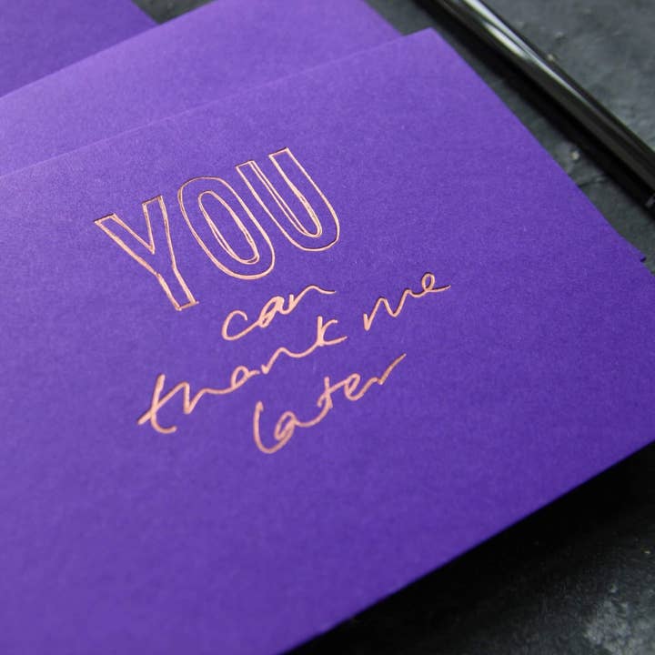 Text From A Friend - Wholesale Everyday Greeting Card - You Can Thank Me Later - Cash Card1