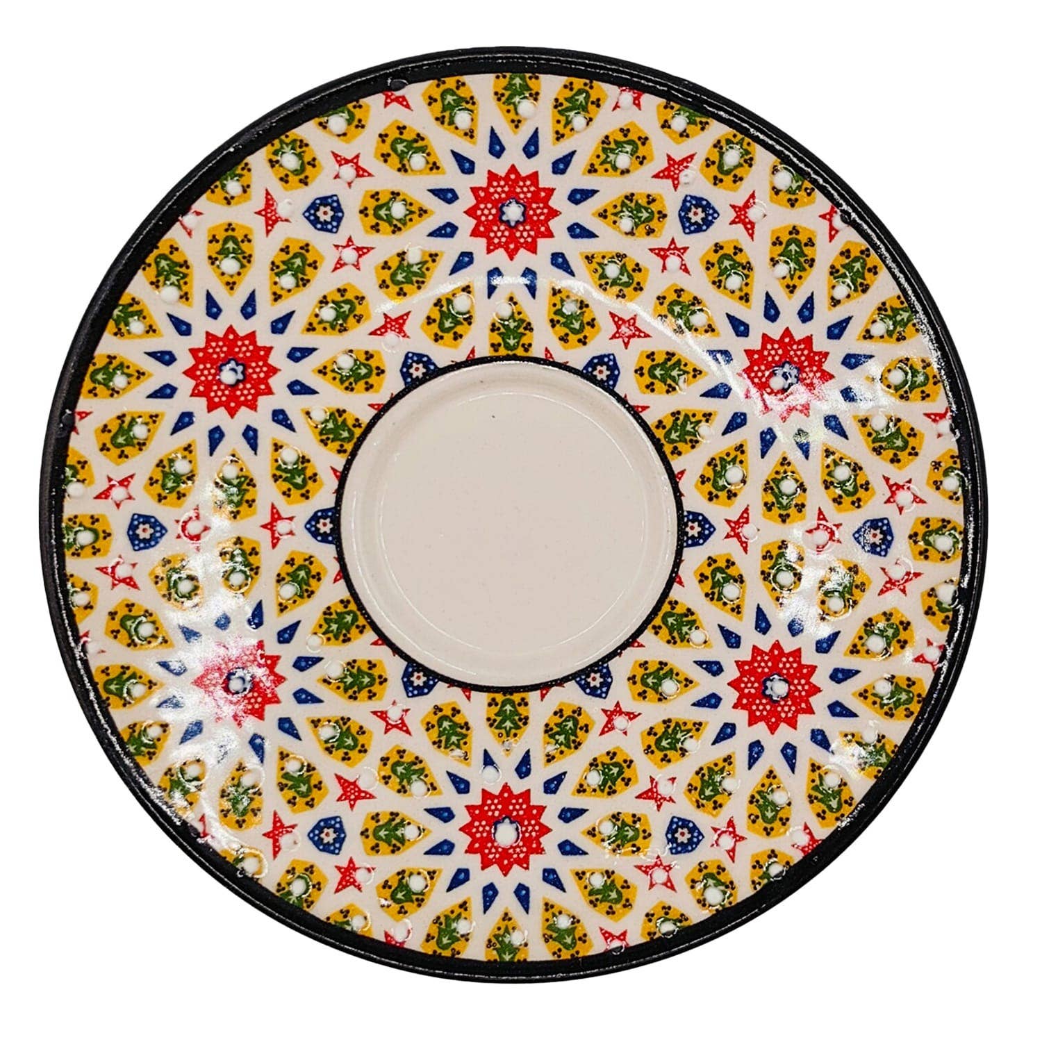 Etnico del Mondo - Wholesale Coffee/Tea Cup - Set of 6 Decorated Turkish Ceramic Coffee/Cappuccino Cups #13