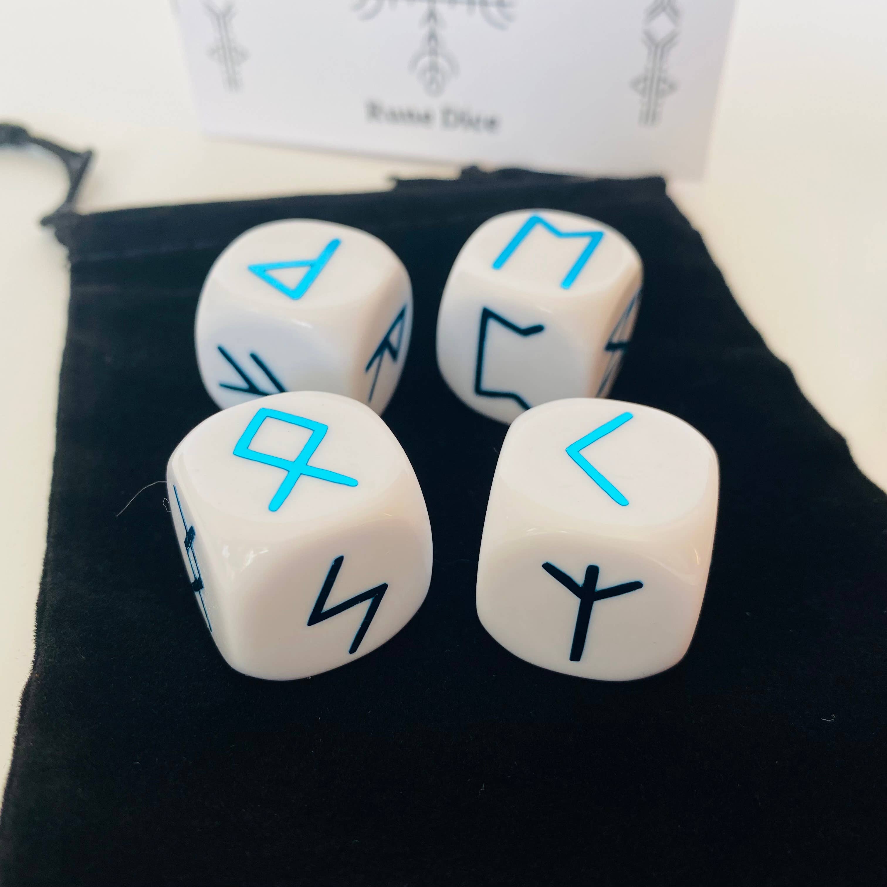 Sacred Moon&Stars – wholesale Dice – Divination Dice Runes5