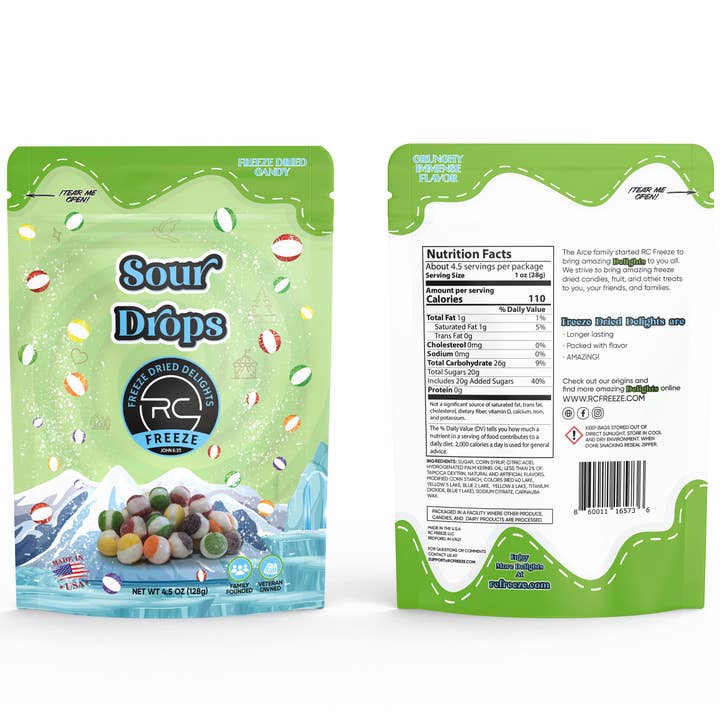 Freeze Dried Sour Skittles for wholesale by RC Freeze LLC