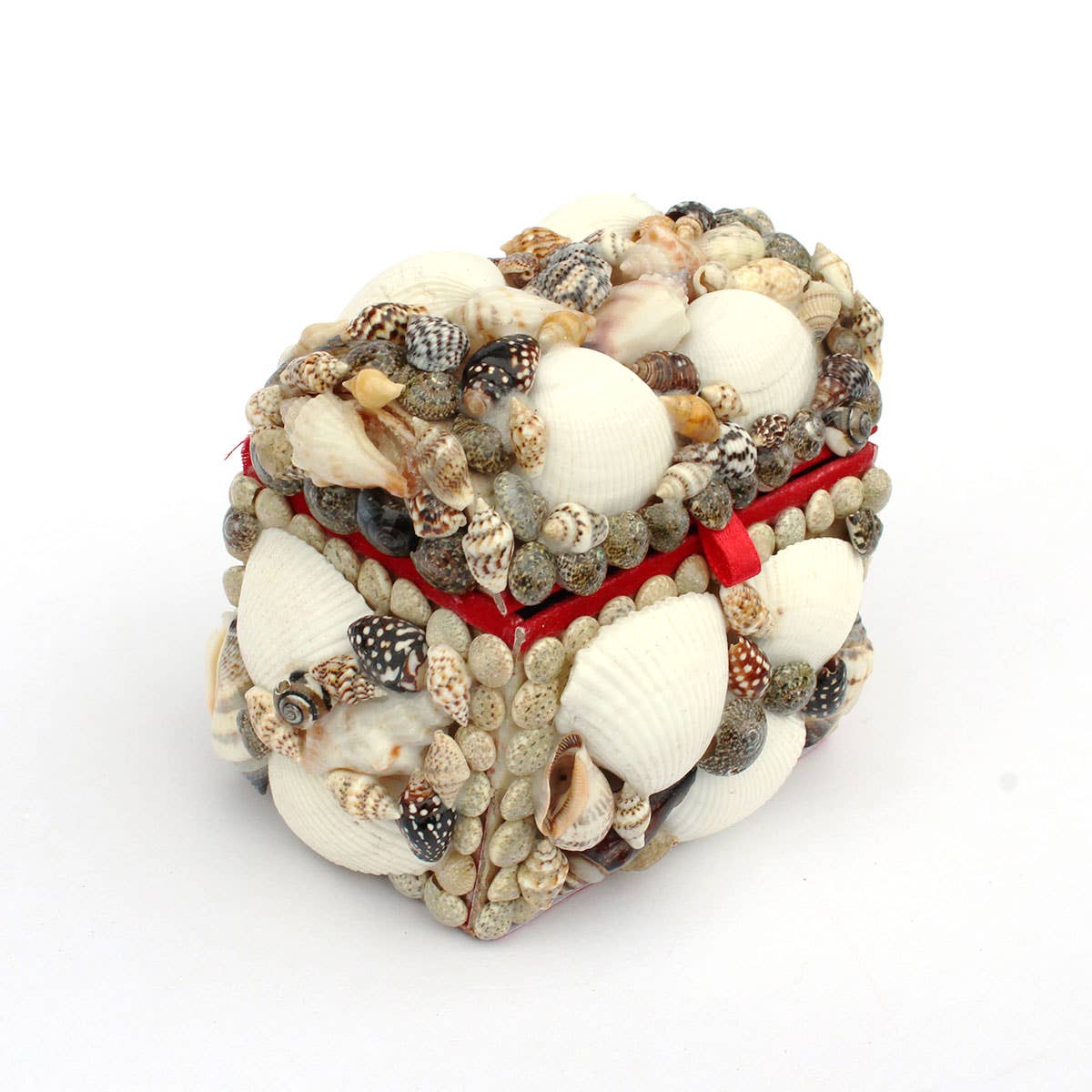 California Seashell Company - Wholesale Decorative Box - Small Seashell Treasure Chest1