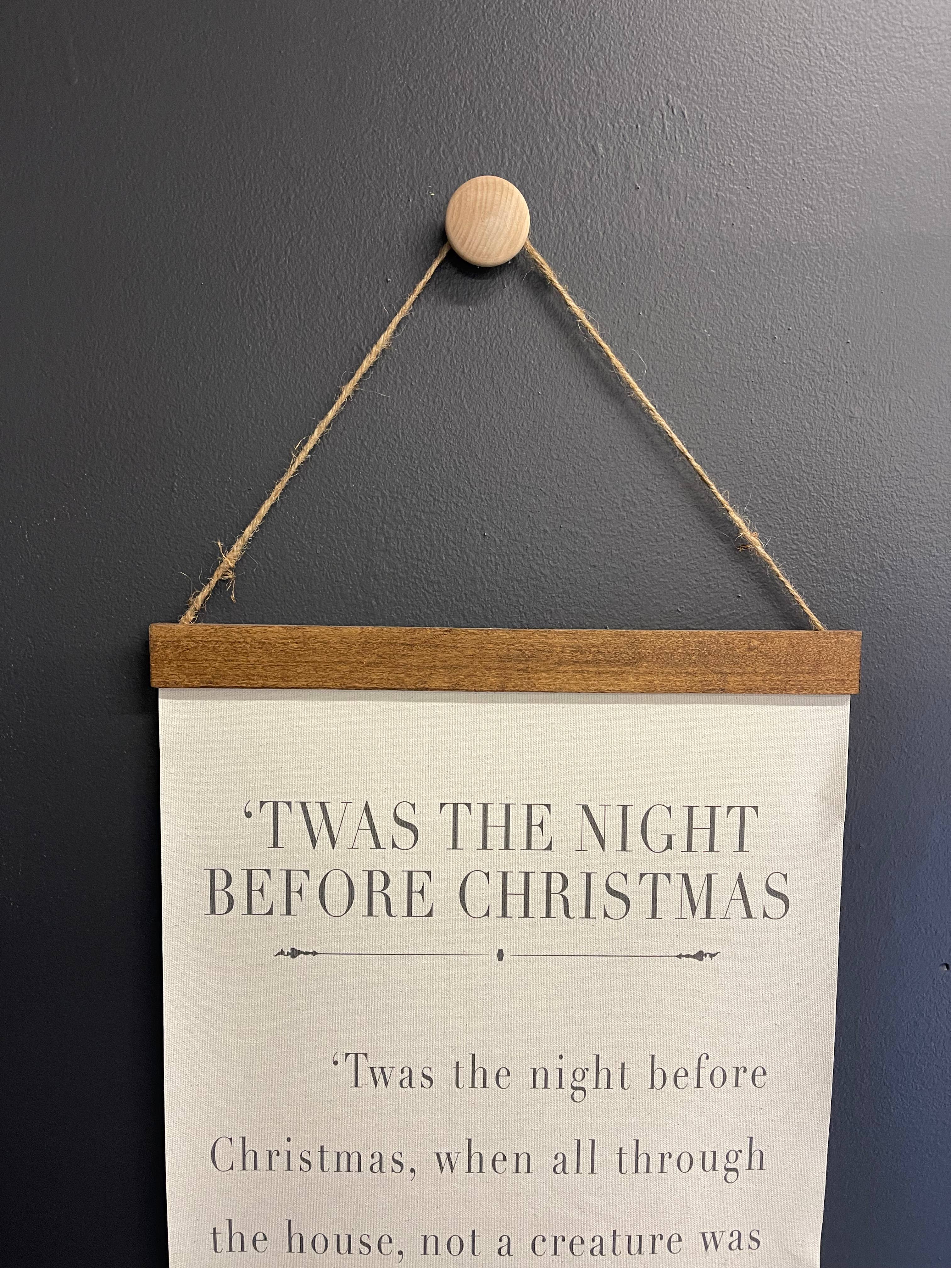 Red Barn Canvas - Wholesale Christmas Wall Art - 'Twas The Night Before Christmas | Banner or Stretch Canvas2