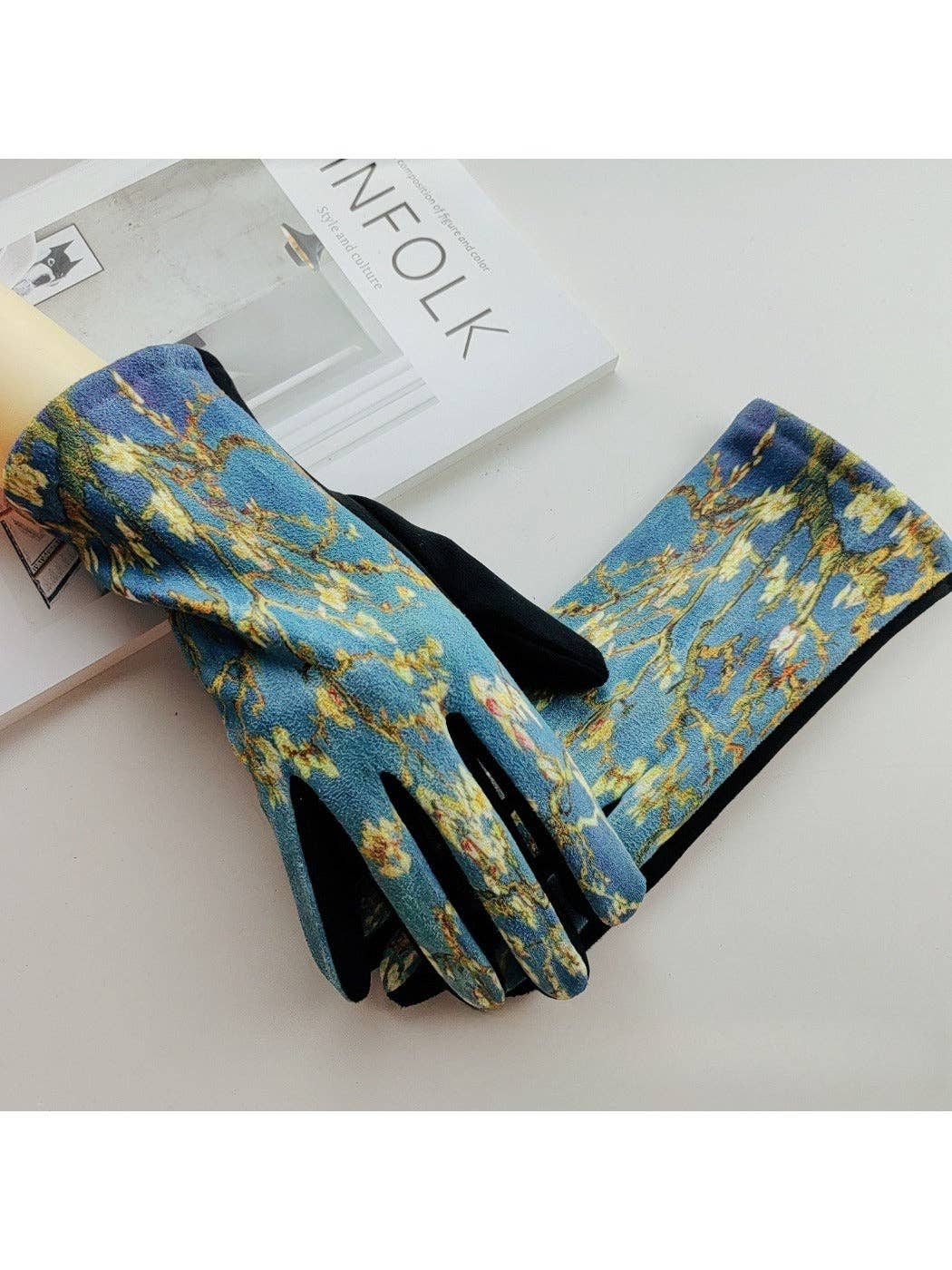 Funkyrel® Atzbranding Limited – Großhandel Handschuhe – Damen – Gloving - Kunstdruck Winter Touchscreen-Handschuhe1