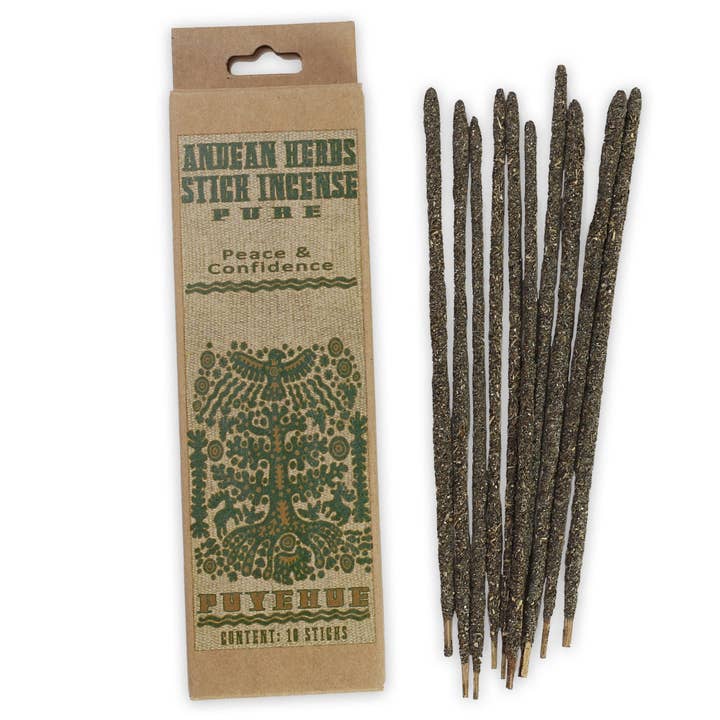 Smudging Incense- Andean Herb Incense - Pure - Peace & Confidence - 10 Sticks for wholesale by Prabhuji's Gifts
