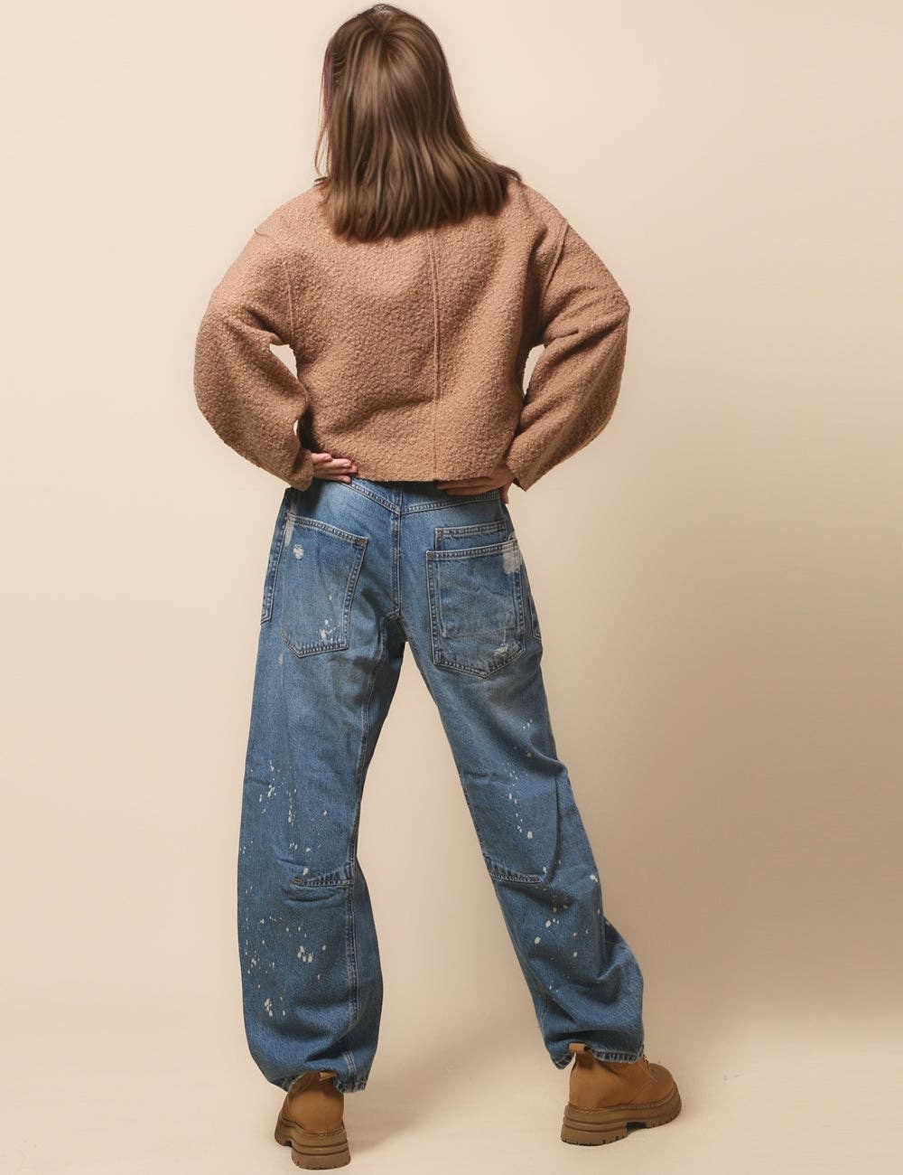 Sweetkama - Wholesale Fleece - Women's - Ladies Fleece Turtle Neck Pullover Top SKT465420