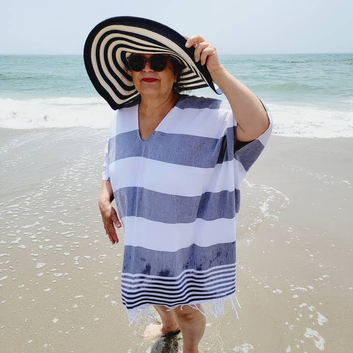 EBRU Home – Engroshandel Strandbadekåbe – Dame – Strandkjole, Stranddække, Håndlavet Lys betræk7