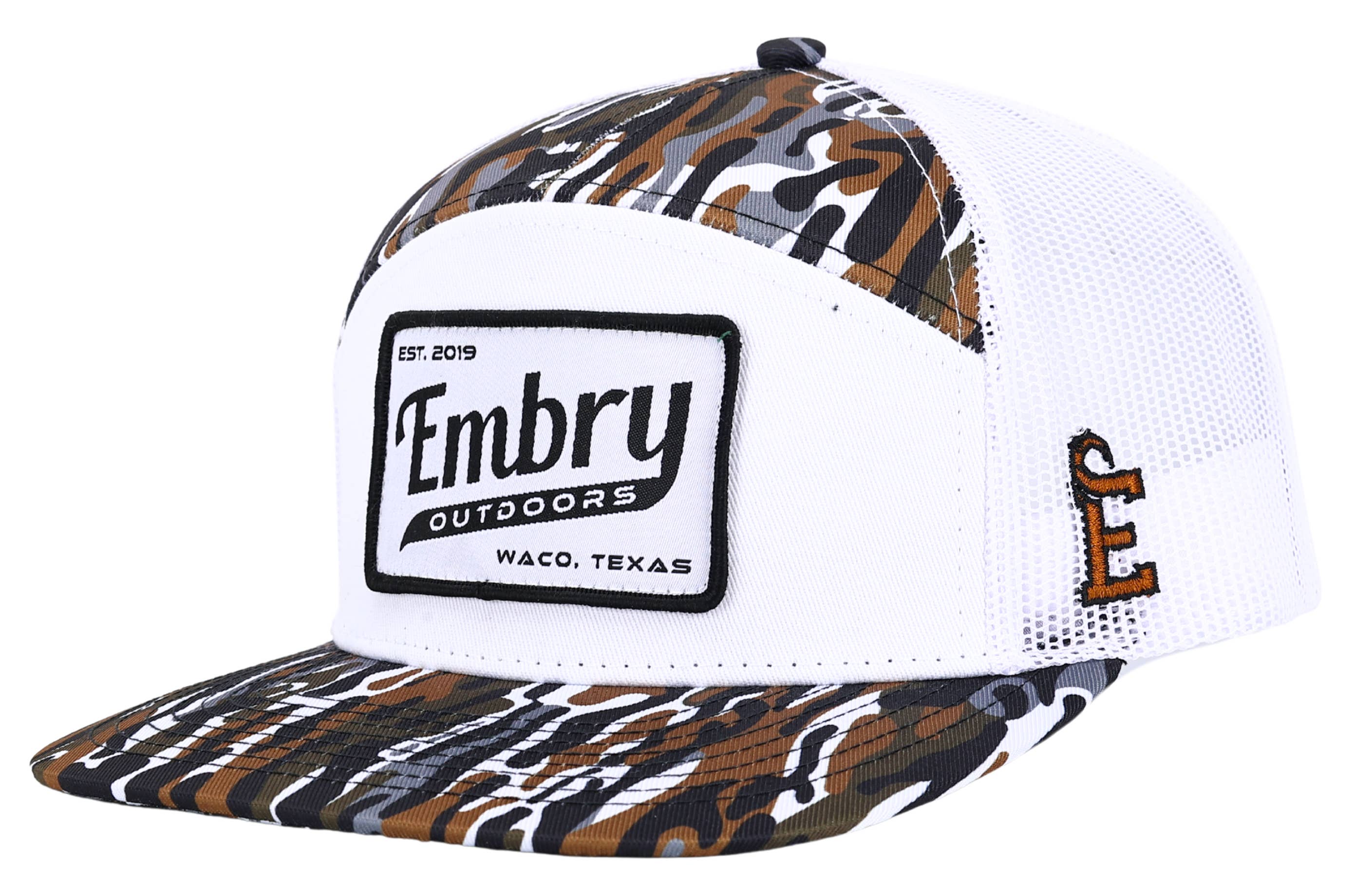 Embry Outdoors - Wholesale Trucker Hat - Unisex - Ranch 7-Panel Retro - White