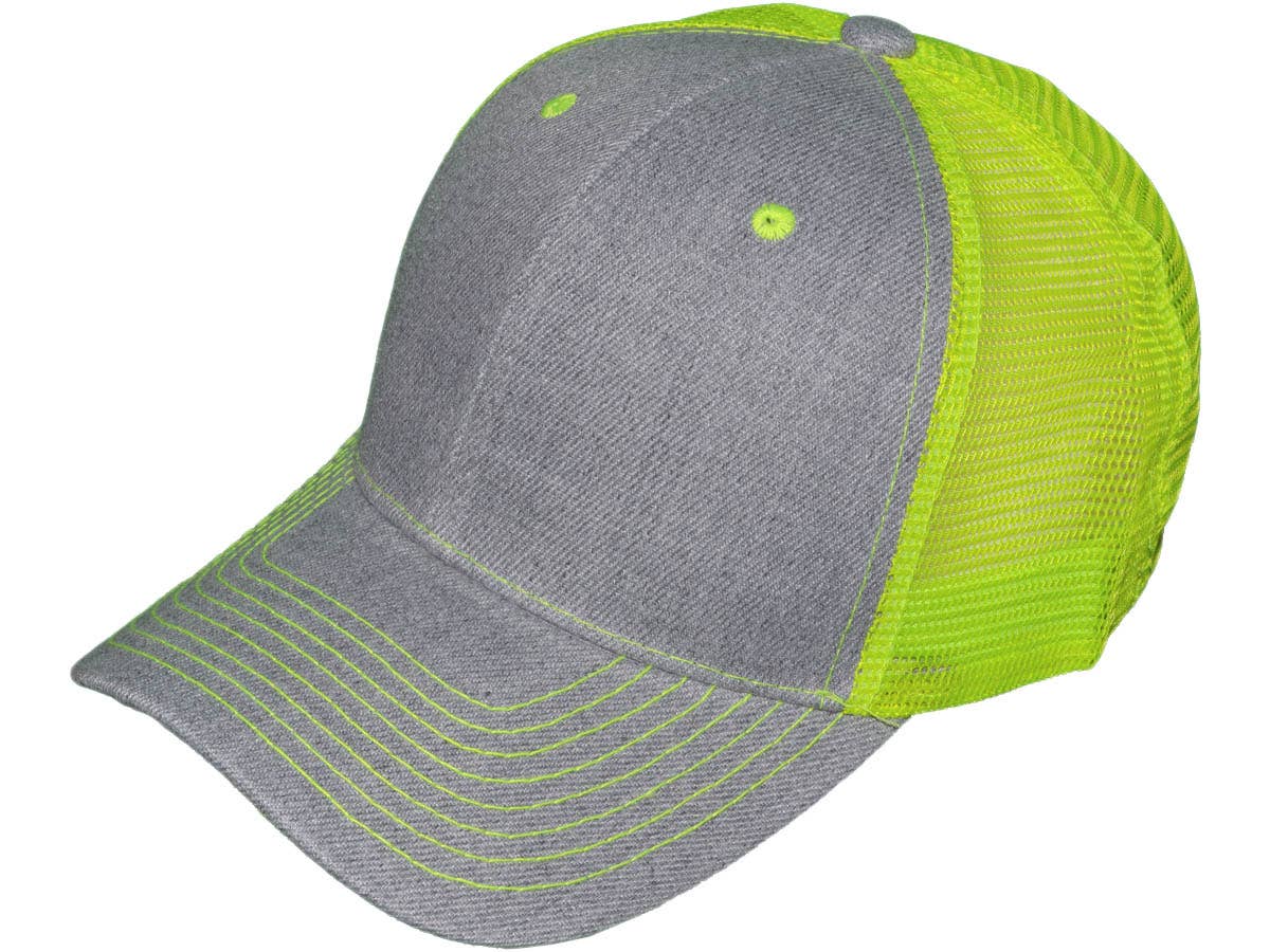 Buck Wholesale - Venta al por mayor Gorra trucker - Unisex - Gorras de camionero en blanco - Gorras BK de malla estructurada84